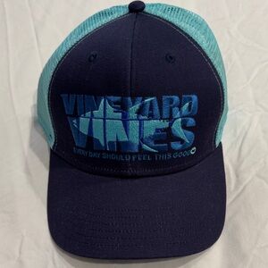 Vineyard Vines Blue and Aqua hat
